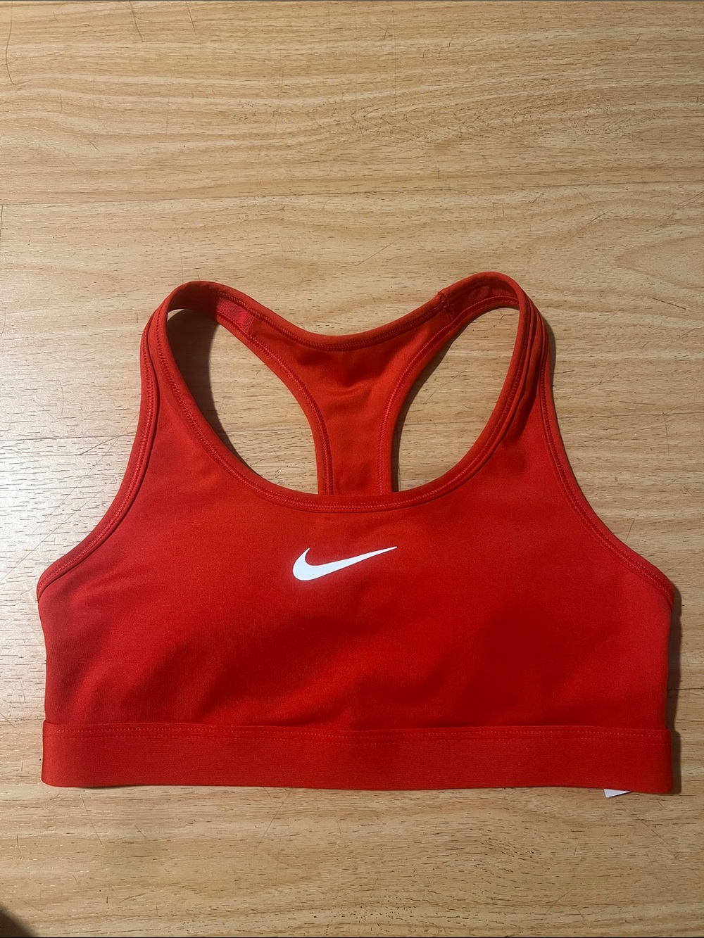 Nike Red Racerback Medium-Impact Sports Bra